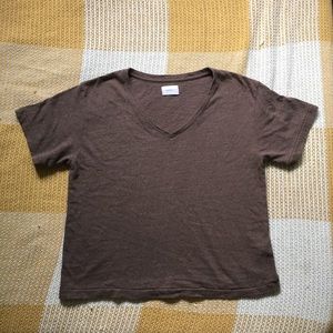 Simon Miller Silk Sole V-Neck T-shirt